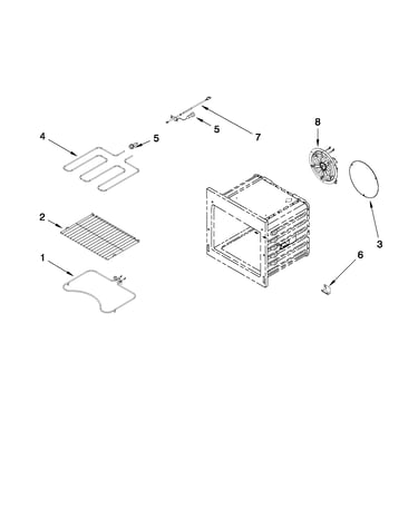 Internal oven parts