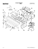 Washer/dryer control panel parts