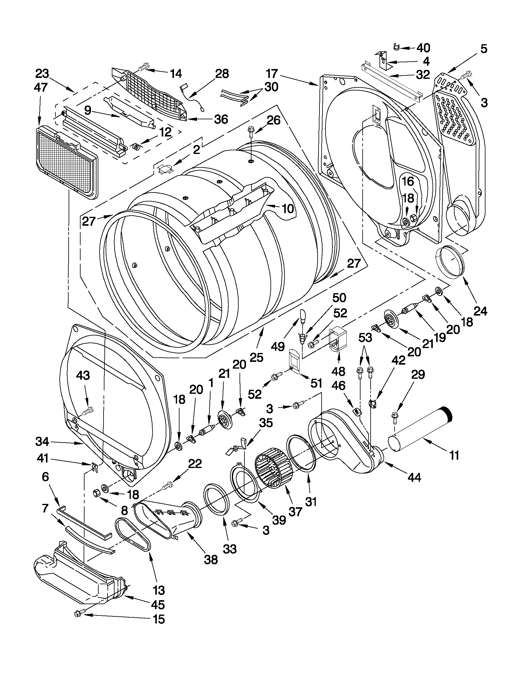 DRYER BULKHEAD PARTS