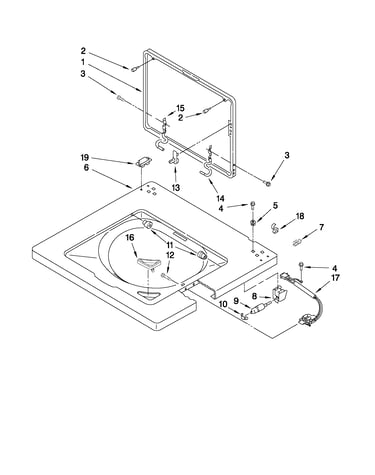Washer top and lid parts