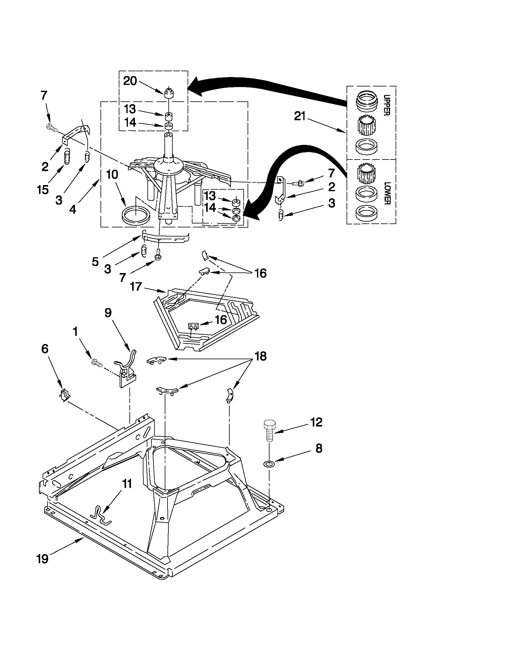 MACHINE BASE PARTS