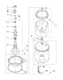 Agitator, basket and tub parts