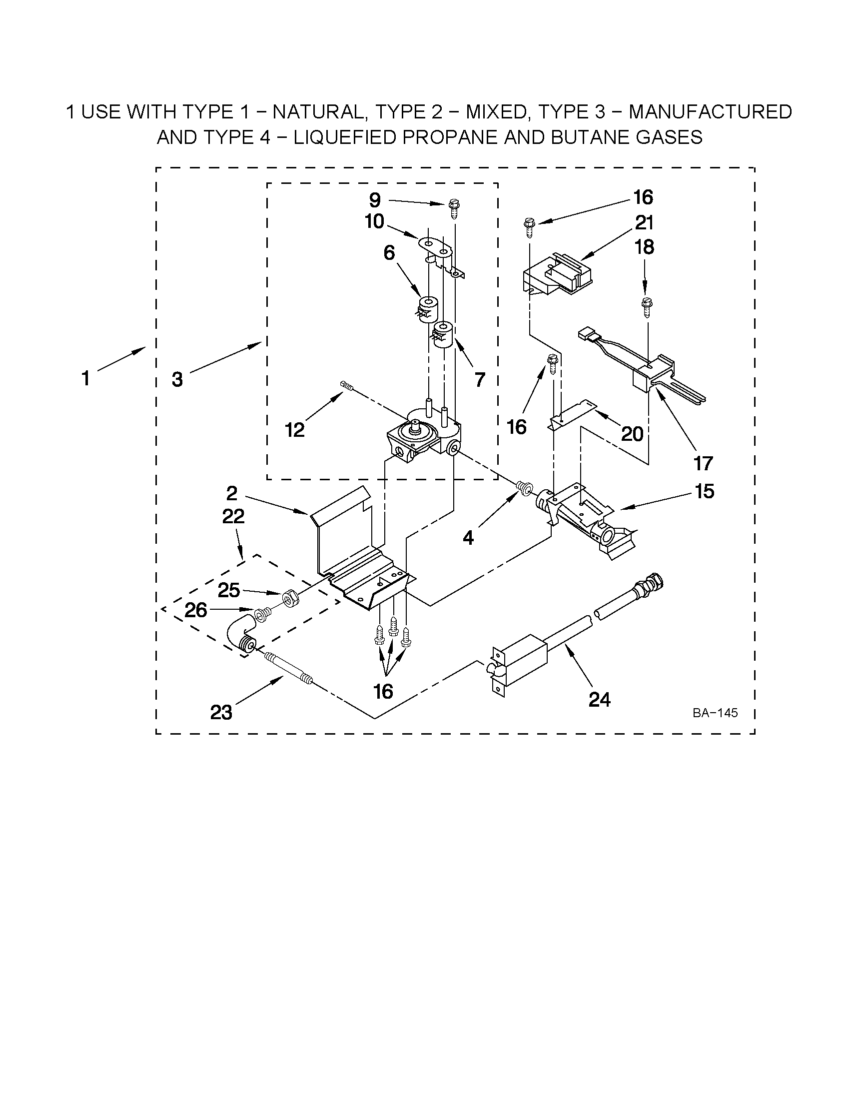 3402855 BURNER ASSEMBLY