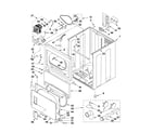 Maytag 7MMEDX550XW0 cabinet parts diagram
