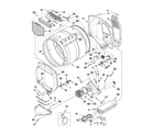 Maytag 7MMEDX550XW0 bulkhead parts diagram