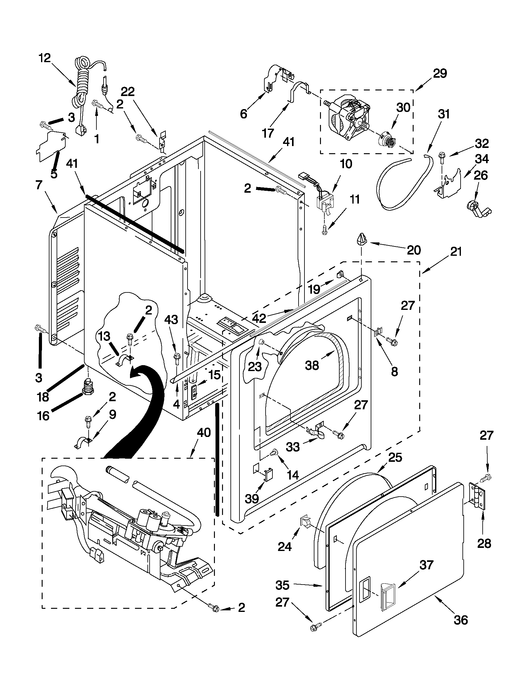 Cabinet parts