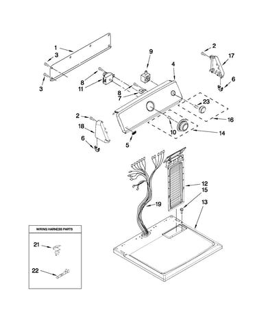Top and console parts