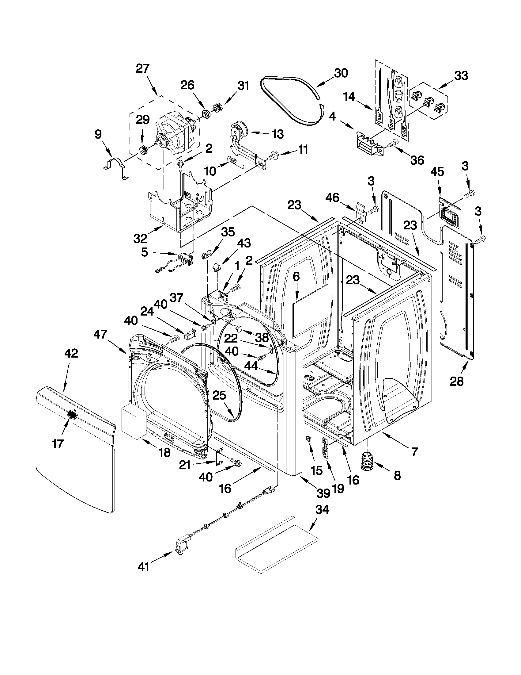 Cabinet parts