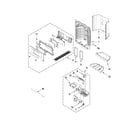Maytag MFI2665XEW3 dispenser front parts diagram
