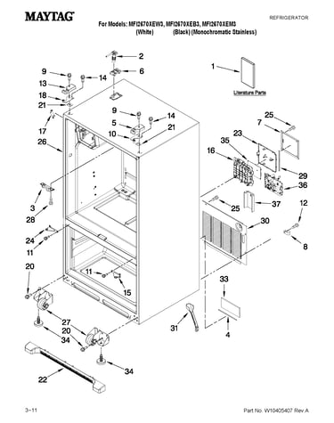 Cabinet parts