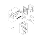 Maytag MFI2670XEB3 dispenser front parts diagram