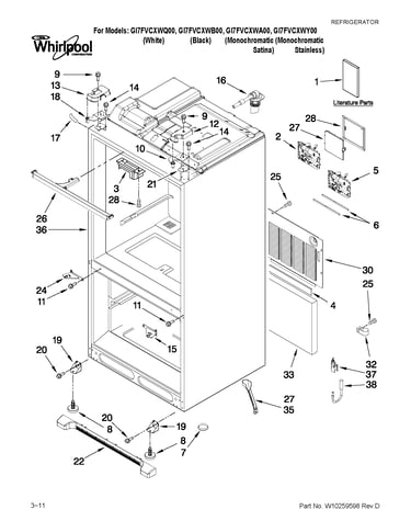 Cabinet parts