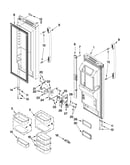 Refrigerator door parts