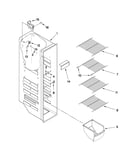 Freezer liner parts