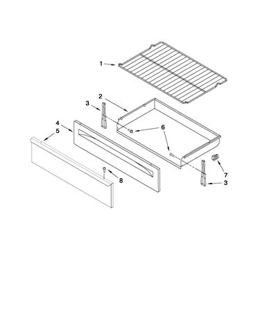 Drawer & broiler parts