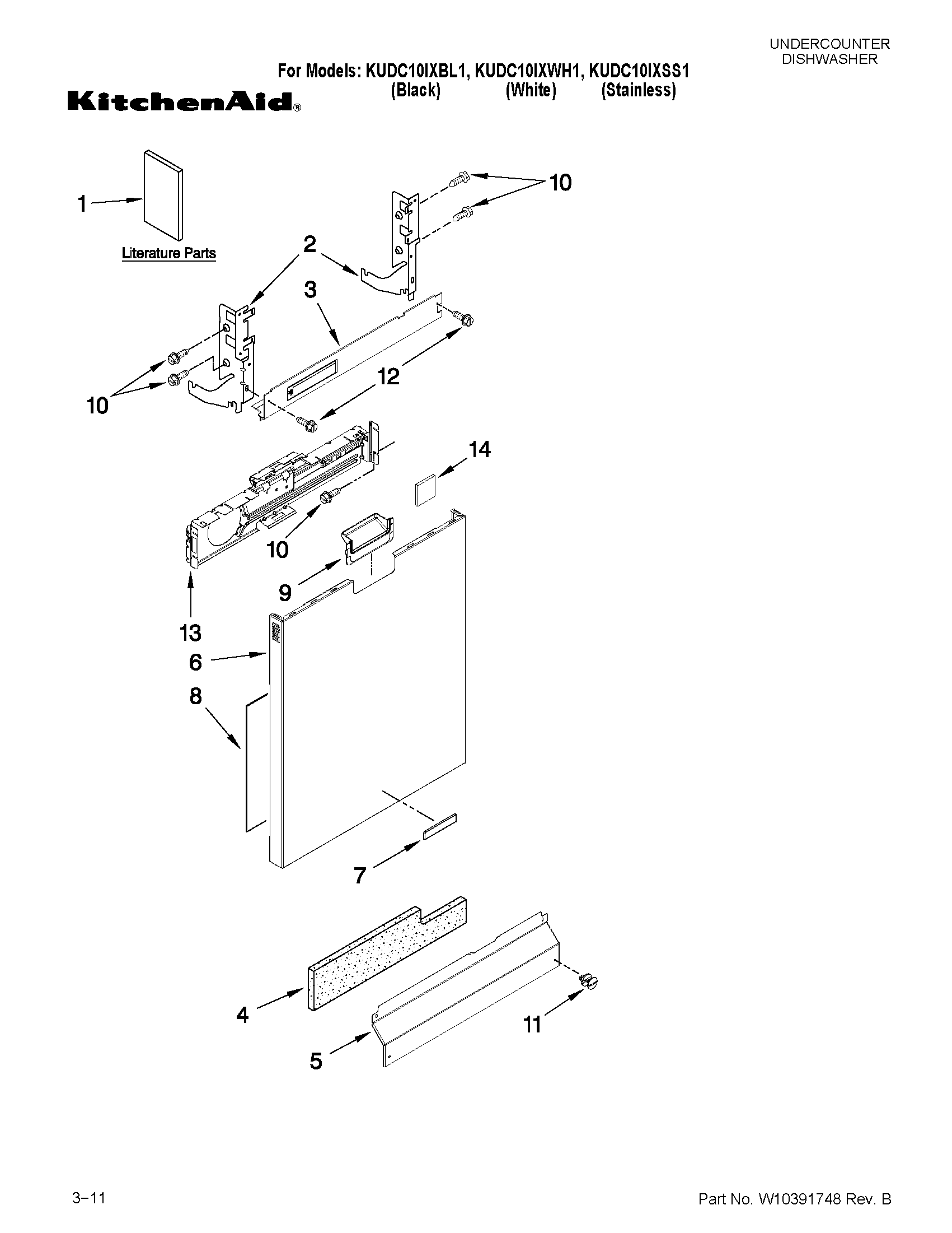 Door and panel parts