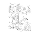 Whirlpool 7MWGD9014YQ0 bulkhead parts diagram