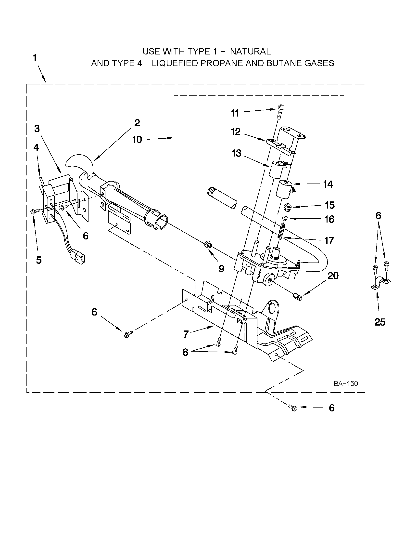 8318272 BURNER ASSEMBLY