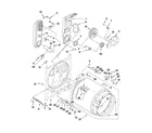 Whirlpool 7MWGD9016YM0 bulkhead parts diagram