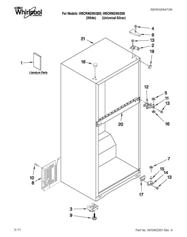 Cabinet parts