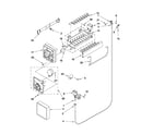 Whirlpool W8CRNGMXQ00 icemaker parts diagram