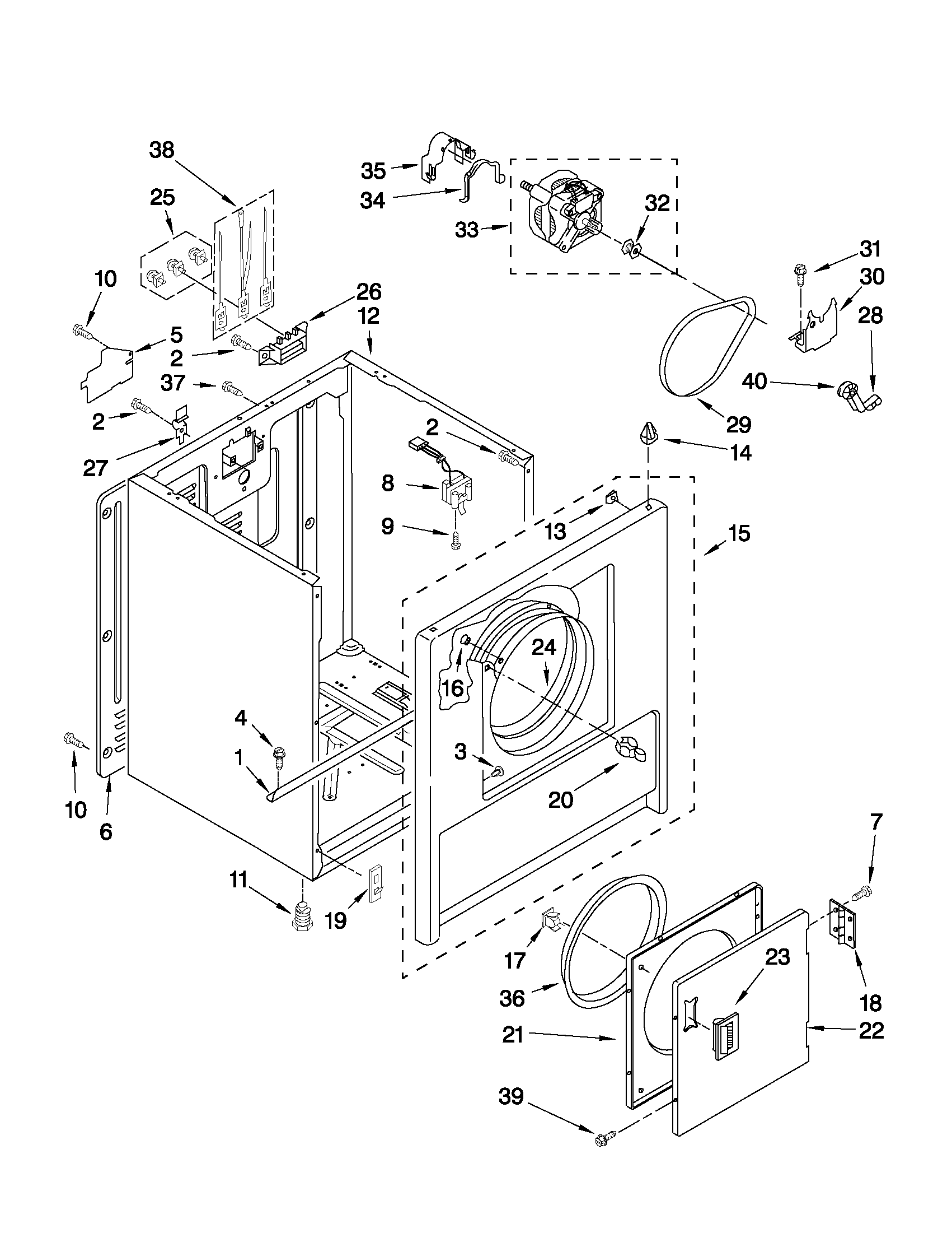 Cabinet parts