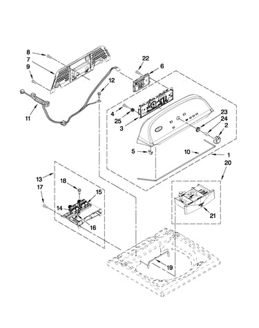 Console and dispenser parts