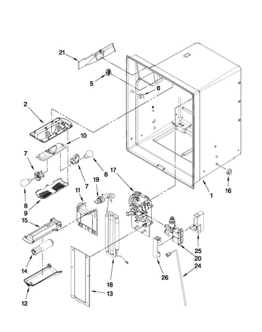 Refrigerator liner parts