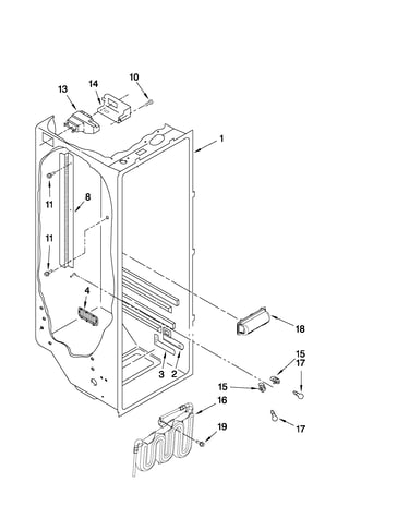 Refrigerator liner parts