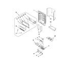 Maytag MSD2559XEB01 dispenser front parts diagram