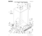 Maytag MSD2273VEW00 cabinet parts diagram