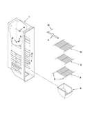 Freezer liner parts