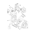 Maytag YMEDC200XW1 bulkhead parts diagram