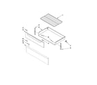 Whirlpool WFE361LVT0 drawer & broiler parts diagram