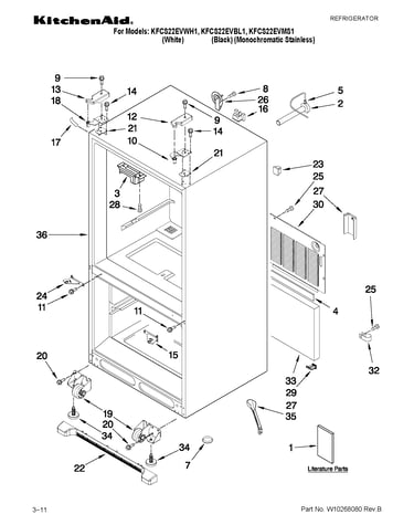 Cabinet parts
