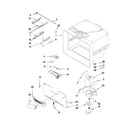 KitchenAid KFCS22EVBL1 freezer liner parts diagram