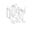 KitchenAid KFCS22EVMS1 refrigerator door parts diagram