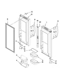 Refrigerator door parts