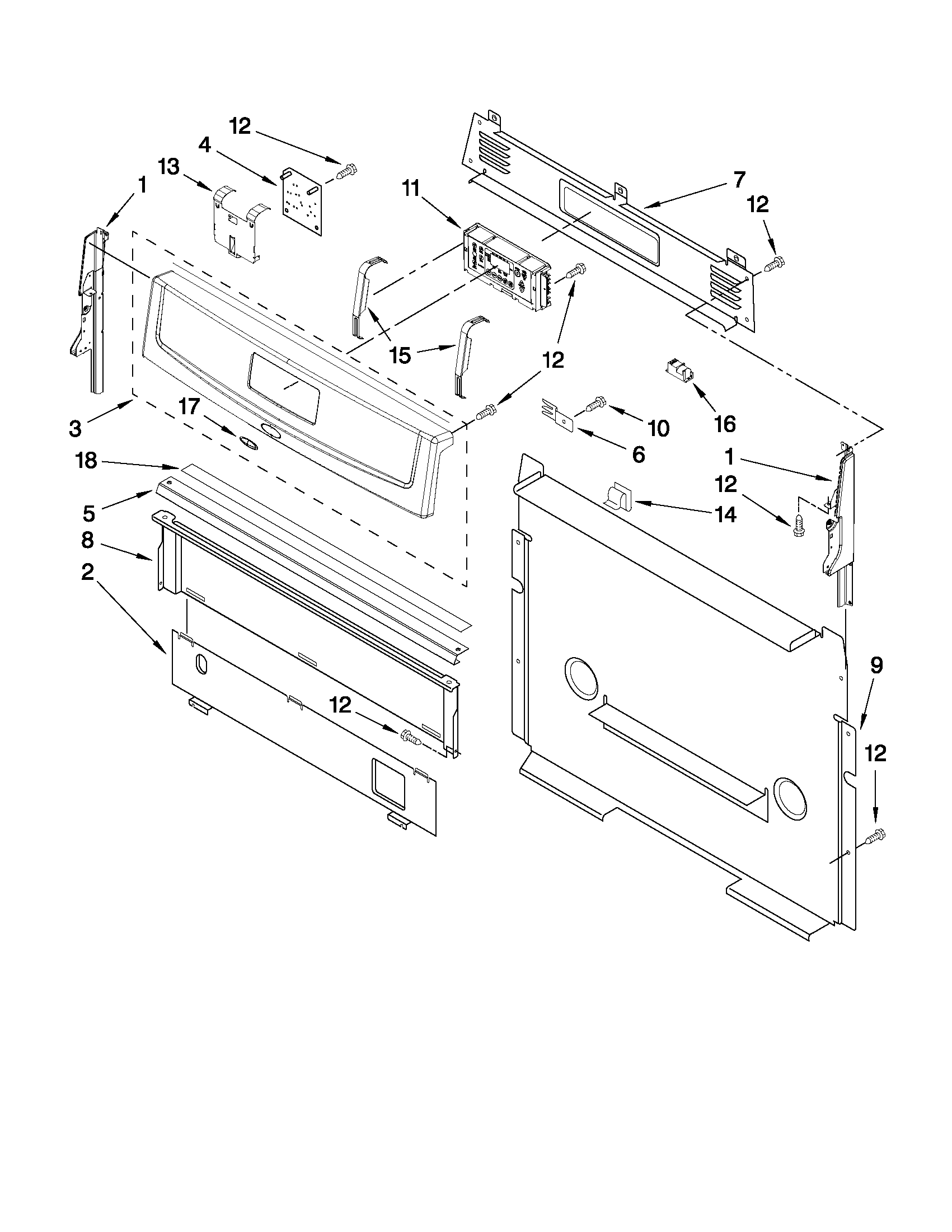 Control panel parts
