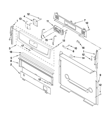 Control panel parts