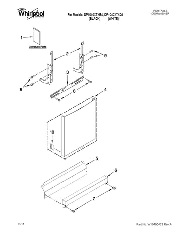 Door and panel parts