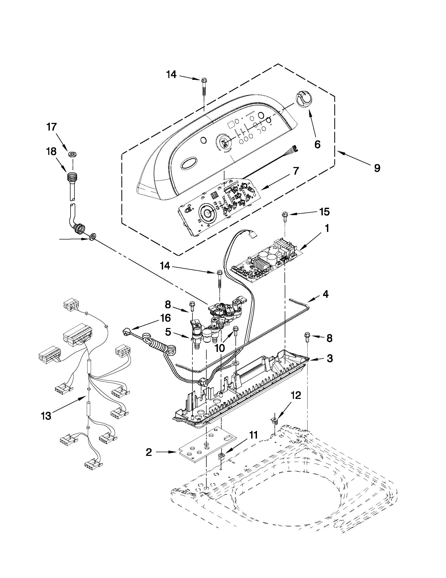 Control panel parts