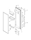 Refrigerator door parts