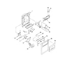 Whirlpool GC5SHAXVY02 dispenser front parts diagram
