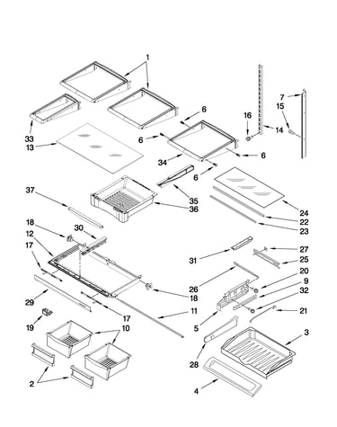 Shelf parts