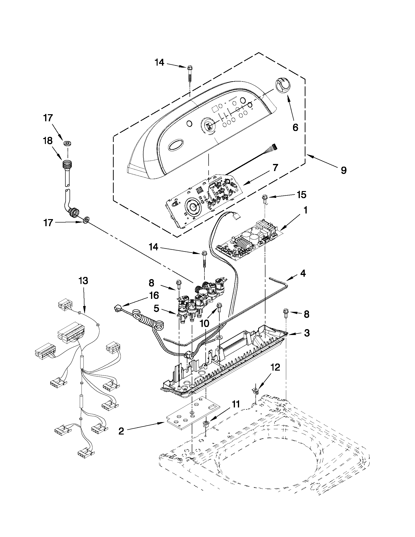Control panel parts