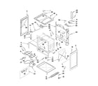 Amana AER5523XAW0 chassis parts diagram