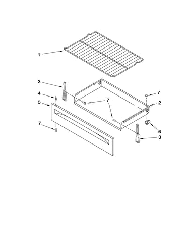 Drawer & broiler parts