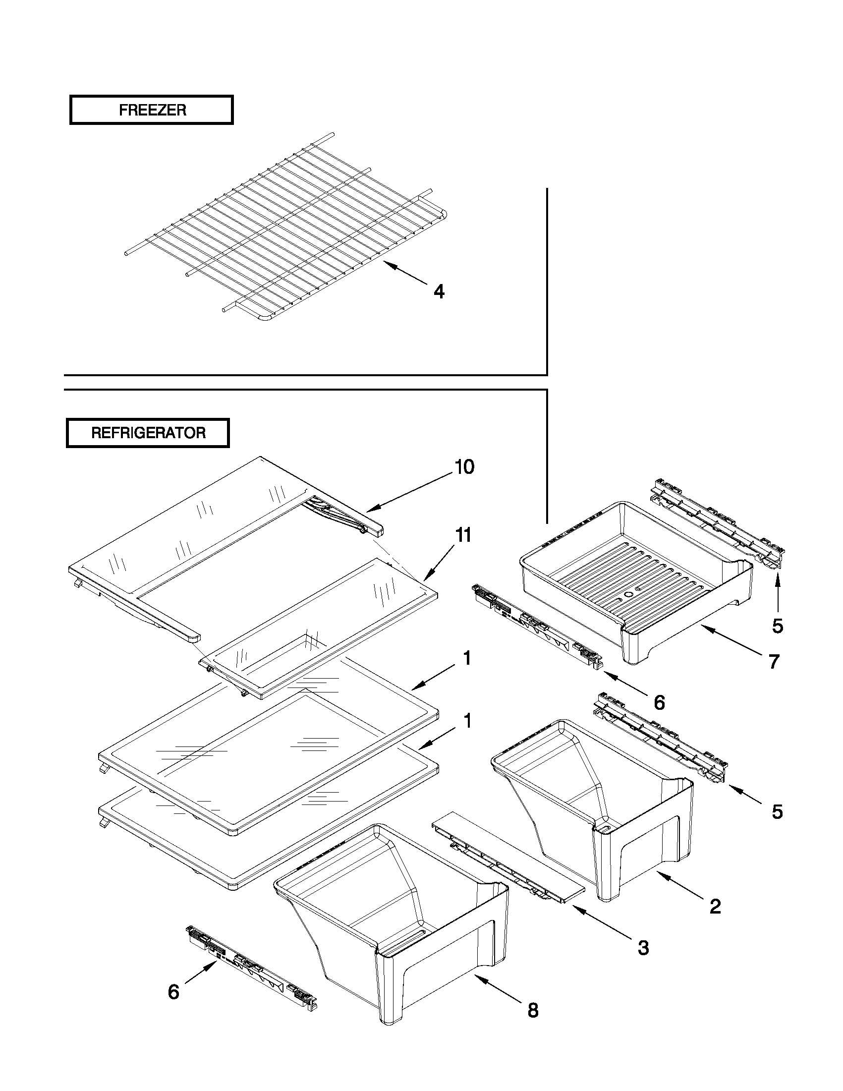 SHELF PARTS