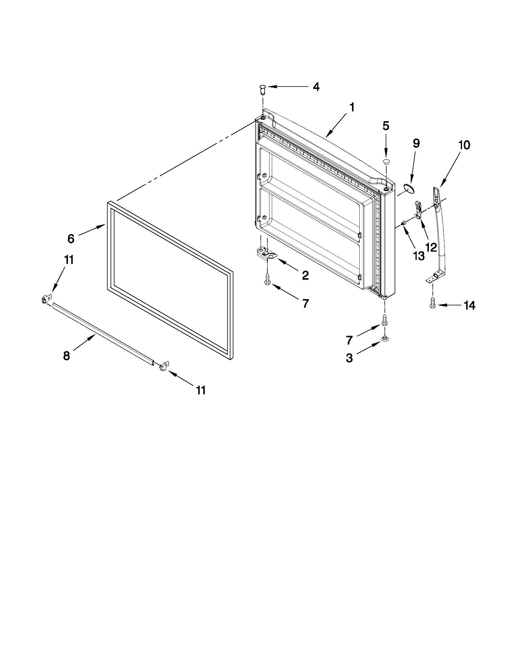 FREEZER DOOR PARTS